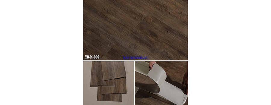 Mẫu sàn nhựa bóc dán vân gỗ 09