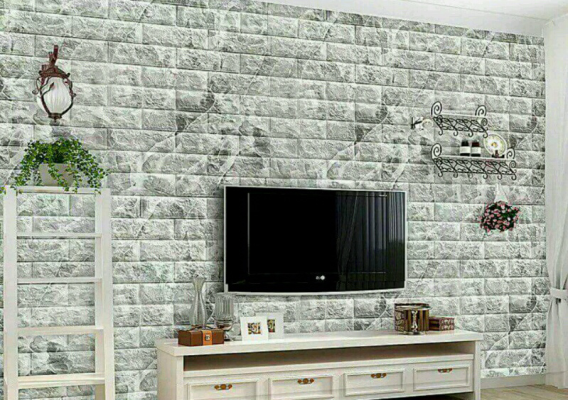 Xốp dán tường 3d vân đá